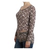 Brown longsleeved lace top