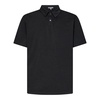 Charcoal Suede Jersey Polo Shirt