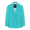 Illusion Green Blazer with Vier-Knopf-Silhouette