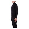 Black Sweater with Double Zipper Pockets