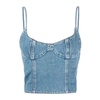 Blue Denim Corset