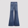 Blue Cotton Trousers AW24