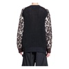 Leopard Jacquard V-Neck Sweater