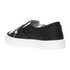 Black White Slip-On Canvas Shoes