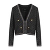 Black Silver Boucle Jacket