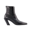 Black Leather Ankle Boots - Florentine