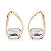 Crystal Asymmetric Golden Bijoux Earrings