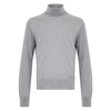 Gray High Neck Sweater AW24