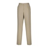 Wool Pleated Pants Straight Cut