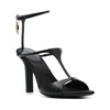 Black Padlock-Detailed Sandals