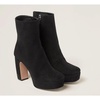 Retro-Style Suede Ankle Boots