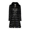 Black Down-Feather Panelled Coat