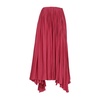 Fuchsia Pleated Maxi Skirt