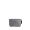 Grey Shoulder Bag with Geo Map Print