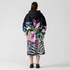 Floral Pattern Long Parka