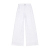 White Lace Wide Leg Trousers