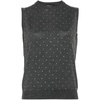 Crystal-Embellished Merino Wool Vest