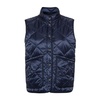 Navy Blue Quilted Sleeveless Jacket