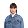 logo-print denim jacket