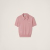 knitted polo shirt