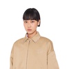 oversized cotton blouson jacket