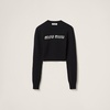 logo-intarsia cashmere jumper