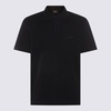 Brioni Black Cotton Polo Shirt