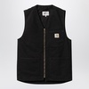 Carhartt Wip Arbor Vest Black Cotton Waistcoat