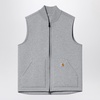 Carhartt Wip Car Lux Vest Cotton Blend Waistcoat Grey Heather