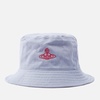 Vivienne Westwood Embroidered Cotton-Twill Bucket Hat - S