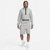 Straight-Leg Logo-Print Cotton-Blend Tech Fleece Drawstring Shorts