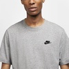 Nike Club unisex T-shirt in gray heather