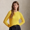 Polo Ralph Lauren Kimberly Cable-Knitted V-Neck Jumper