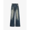 Colossus brand-appliquéd relaxed-fit jeans