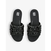 Gracie jewel-embellished leather sandals