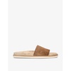 Men's Suede Slide Sandals