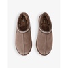 Tasman shearling-lined suede slippers