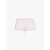 Raffaela frill-trim cotton-pima shorts