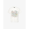 Boyfriend graphic-print cotton T-shirt