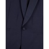 Shawl-collar single-breasted stretch-wool blazer