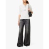 Miramar Sofie wide-leg high-rise cotton trousers