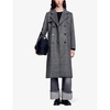 Stephane Prince of Wales-check wool-blend coat