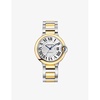 Ballon Bleu de 18ct yellow gold and steel watch