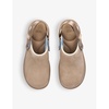 Goldencoast heel-strap suede clogs