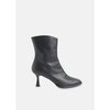 Nettie contrast-stitch heeled leather ankle boots