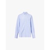 William stripe-pattern regular-fit cotton shirt