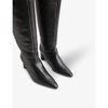 Inessa heeled leather over-the-knee boots