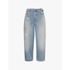 2023M wide-leg baggy-fit denim jeans