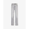 Logan straight-leg mid-rise jeans