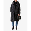 Hooded padded shell coat